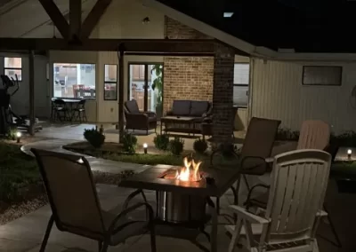 Georgetown Texas Vacation Rental Patio with Firepit