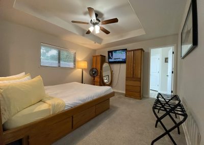 georgetown texas vacation rental master bedroom tv